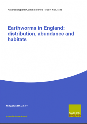 Earthworms in England: distribution, abundance and habitats (NECR145)
