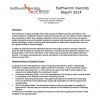Earthworm records report 2014